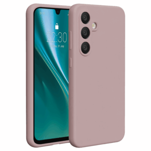 Etteri silikoninis dėklas Samsung Galaxy S24 FE šviesiai rožinis