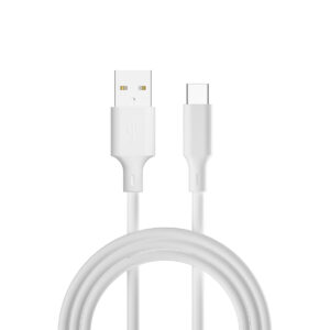 Forever recycling USB-A – USB-C laidas 1,5m 3A KR60-AC-00 baltas - Image 2