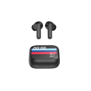 Forever „Bluetooth“ ausinės su ANC + ENC ekranu TWSS-500 juodos - Image 3