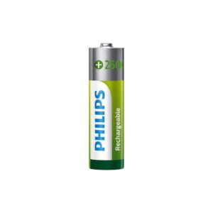 PHILIPS įkraunama baterija AA NiMH 2600mAh, 2 vnt. rinkinys. - Image 2