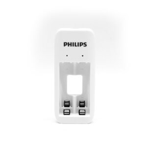 PHILIPS dviejų kanalų akumuliatorių įkroviklis NiMH USB + 2xAAA 7000mAh