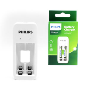 PHILIPS dviejų kanalų akumuliatorių įkroviklis NiMH USB + 2xAAA 7000mAh - Image 3