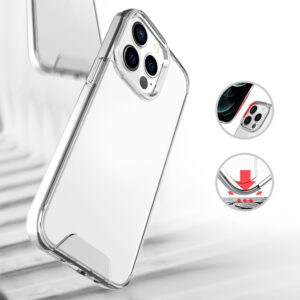 Hibridinis „Crystal“ dėklas, skirtas Apple iPhone 16 Pro Max 6,9" skaidrus, su didele anga - Image 7