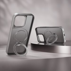 Etteri Matt Mag Ring dėklas, skirtas Apple iPhone 15 Pro Max 6,7" pilkas - Image 5