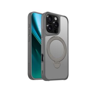 Etteri Matt Mag Ring dėklas, skirtas Apple iPhone 16 Pro 6,3" pilkas