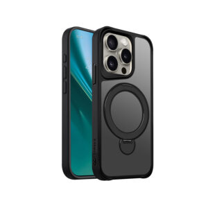 Etteri Matt Mag Ring dėklas, skirtas Apple iPhone 15 Pro 6,1" juodas