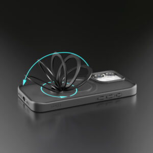 Etteri Matt Mag Ring dėklas, skirtas Apple iPhone 16 6,1" juodas - Image 9
