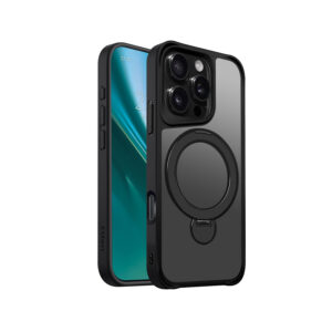 Etteri Matt Mag Ring dėklas, skirtas Apple iPhone 16 Pro 6,3" juodas