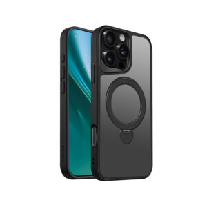 Etteri Matt Mag Ring dėklas, skirtas Apple iPhone 16 Pro Max 6,9" juodas