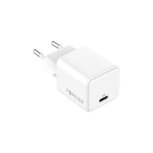 Forever TC-08-20C GaN PD įkroviklis 1x USB-C 20W baltas