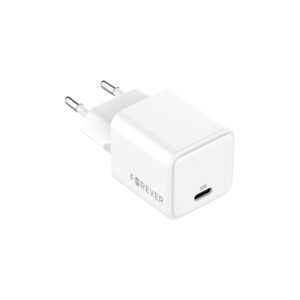 Forever TC-08-30C GaN PD įkroviklis 1x USB-C 30W baltas