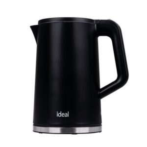 IDEAL virdulys 1,7 l, plieninis korpusas, galia 1500 W, juodas