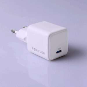 Forever TC-08-20C GaN PD įkroviklis 1x USB-C 20W baltas - Image 4