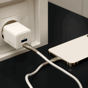 Forever TC-08-20AC GaN PD QC įkroviklis 1x USB-C 1x USB 20W baltas - Image 6