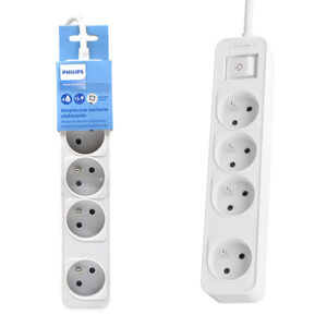 PHILIPS ilgintuvas, 4 lizdai, 1,5 m, 10 A, baltas - Image 2