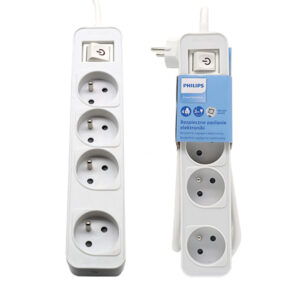 PHILIPS ilgintuvas, 4 lizdai, 3m, 10A, baltas - Image 2