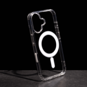 „Anti Shock“ 1,5 mm „Mag“ dėklas, skirtas „Apple iPhone 16“ 6,1" skaidrus, didelė anga + mygtukas - Image 5
