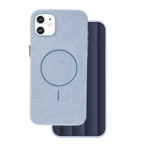 Glitter Thin Mag dėklas, skirtas Apple iPhone 12 / 12 Pro 6,1" mėlynas