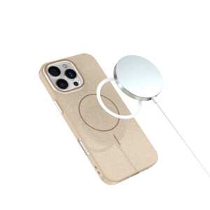 Blizgus plonas Mag dėklas, skirtas Apple iPhone 17 6,3" rudas - Image 6