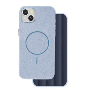 Blizgus plonas Mag dėklas, skirtas Apple iPhone 17 6,3" mėlynas