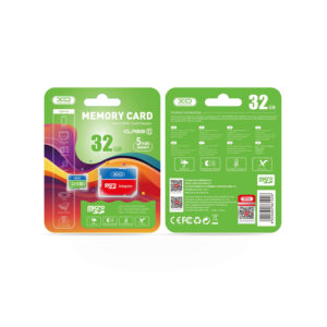 XO atminties kortelė 32GB microSDHC cl. 10 + adapteris