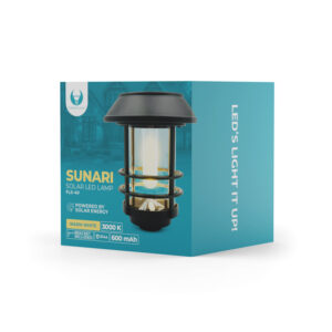 Forever Light saulės energija įkraunamas LED žibintas SUNARI FLS-40 juodas - Image 4