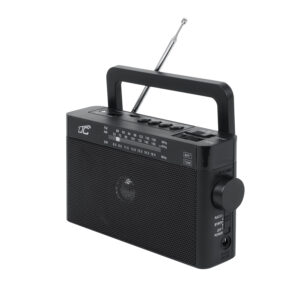 LTC nešiojamas radijo imtuvas SONA, Bluetooth, USB, TF, juodas