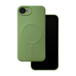 Simple Color Mag dėklas, skirtas Apple iPhone 16e / 17e, šviesiai žalias