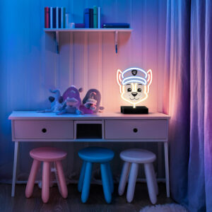 Neoninė LED lempa su stovu Paw Patrol – Chase OW-120346 - Image 3