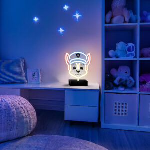 Neoninė LED lempa su stovu Paw Patrol – Chase OW-120346 - Image 4