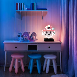 Neoninis LED šviestuvas su stovu Paw Patrol – Marshall OW-120646 - Image 4