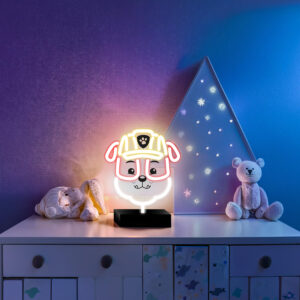 Neoninis LED šviestuvas su stovu Paw Patrol - Rubble OW-120446 - Image 3