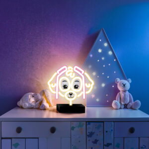 Neoninė LED lemputė su stovu Paw Patrol – Skye OW-120546 - Image 3