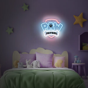 Pakabinamas neoninis LED Paw Patrol šviestuvas ant organinio stiklo - Logotipas OW-130146 - Image 7