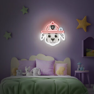 Pakabinamas neoninis LED Paw Patrol šviestuvas ant organinio stiklo – Marshall OW-130646 - Image 7