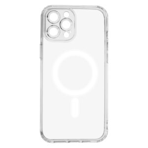 „Anti Shock“ 1,5 mm „Mag“ dėklas, skirtas „Apple iPhone 12 Pro Max“ 6,7", skaidrus, su apsauga kamerai - Image 2