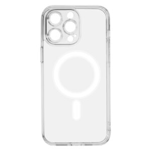 „Anti Shock“ 1,5 mm „Mag“ dėklas, skirtas „Apple iPhone 14 Pro Max“ 6,7", skaidrus, su apsauga kamerai - Image 2