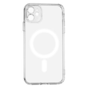 „Anti Shock“ 1,5 mm „Mag“ dėklas, skirtas „Apple iPhone 11“, skaidrus, su apsauga kamerai - Image 2