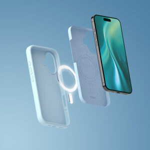 Etteri silikoninis Mag dėklas, skirtas Apple iPhone 16e / 17e, šviesiai mėlynas - Image 6
