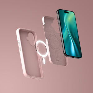 Etteri silikoninis Mag dėklas, skirtas Apple iPhone 16e / 17e, šviesiai rožinis - Image 6