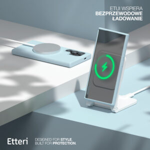 Etteri silikoninis Mag dėklas Samsung Galaxy S25 Ultra šviesiai mėlynas - Image 5