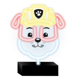 Neoninis LED šviestuvas su stovu Paw Patrol - Rubble OW-120446