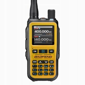 Baofeng UV-5R ES MINI USB-C „Bluetooth“ VHF UHF aviacijos dažnių juosta Oranžinis racijų