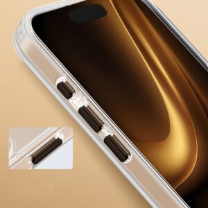 Skaidrus plonas Mag dėklas, skirtas Apple iPhone 17 Air 6,6" juodas - Image 4