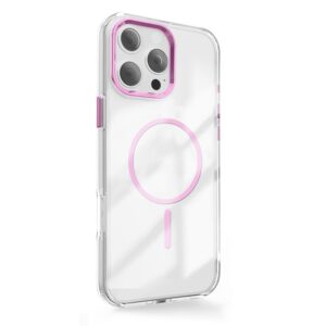 Skaidrus plonas Mag dėklas, skirtas Apple iPhone 17 Air 6,6" rožinis - Image 2