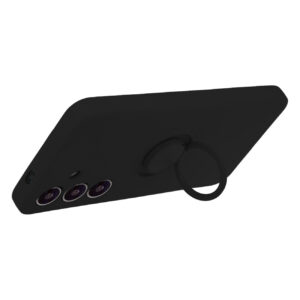 Dėklas su žiedu, skirtas Samsung Galaxy A14 4G / A14 5G, juodas - Image 3