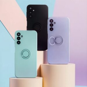 Dėklas su žiedu, skirtas Samsung Galaxy A14 4G / A14 5G, šviesiai žalias - Image 5
