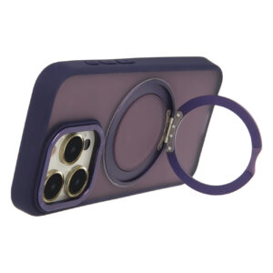 Saugus besisukantis Mag dėklas, skirtas Apple iPhone 15 Pro 6,1" violetinis - Image 3