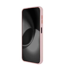Elegantiškas satino dėklas, skirtas Apple iPhone 15 Plus 6,7" rožinis - Image 2