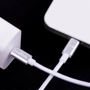 Maxlife MXUC-12 laidas USB-C – Lightning 1,0 m 27W baltas - Image 3